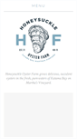 Mobile Screenshot of honeysuckleoyster.com